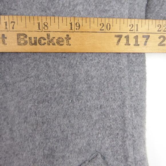 Uniqlo Wool Blend Pea Coat Womens SZ M Double Breasted Button Up Relaxed - Picture 8 of 10